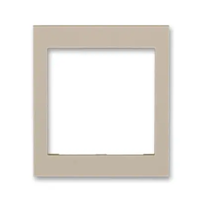 3901H-A00355 18  Rámeček jednonásobný s otvorem 55×55, střední, macchiato